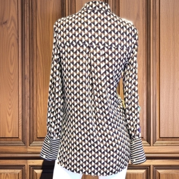 90s Autograph Ivory Mix button down shirt - Picture 4 of 9